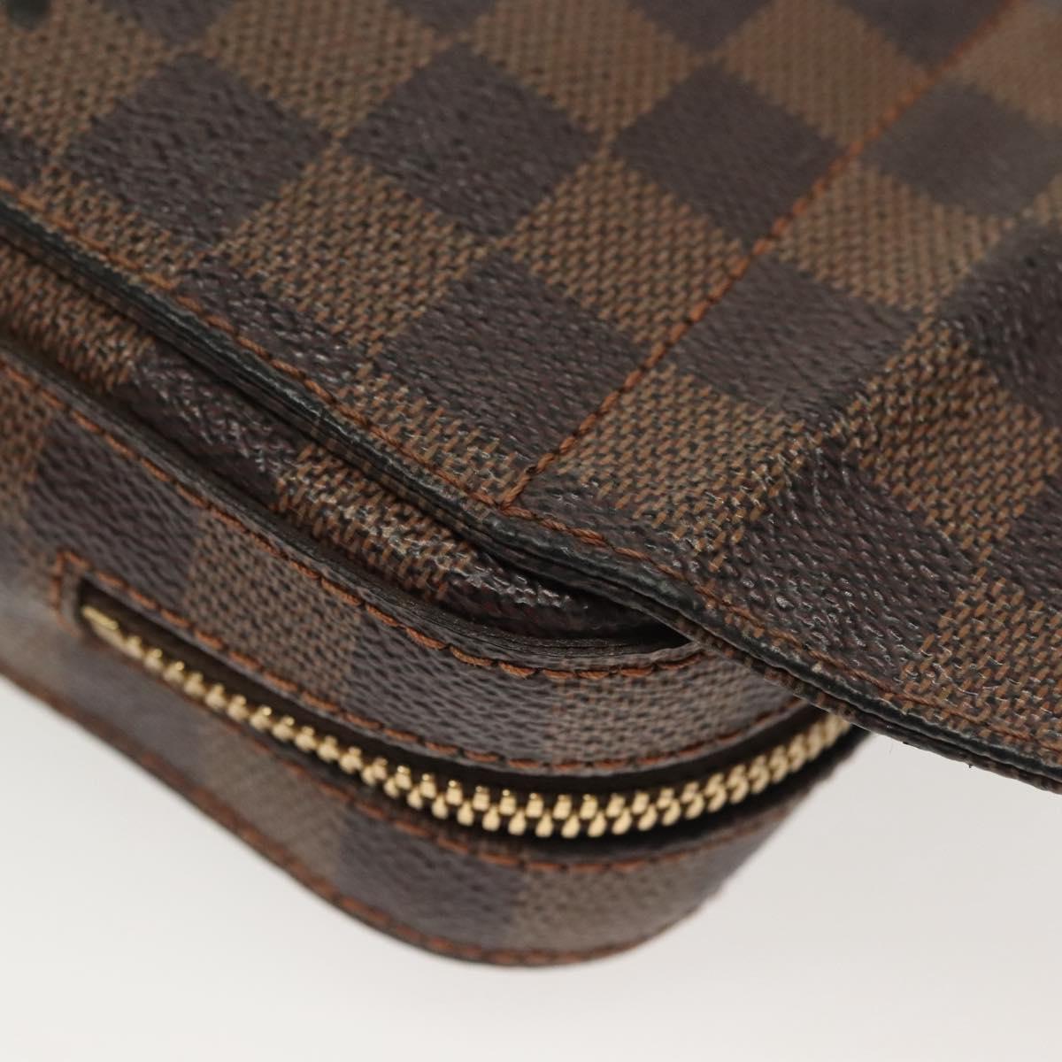 Louis Vuitton Geronimos, Brown, Canvas, clutch