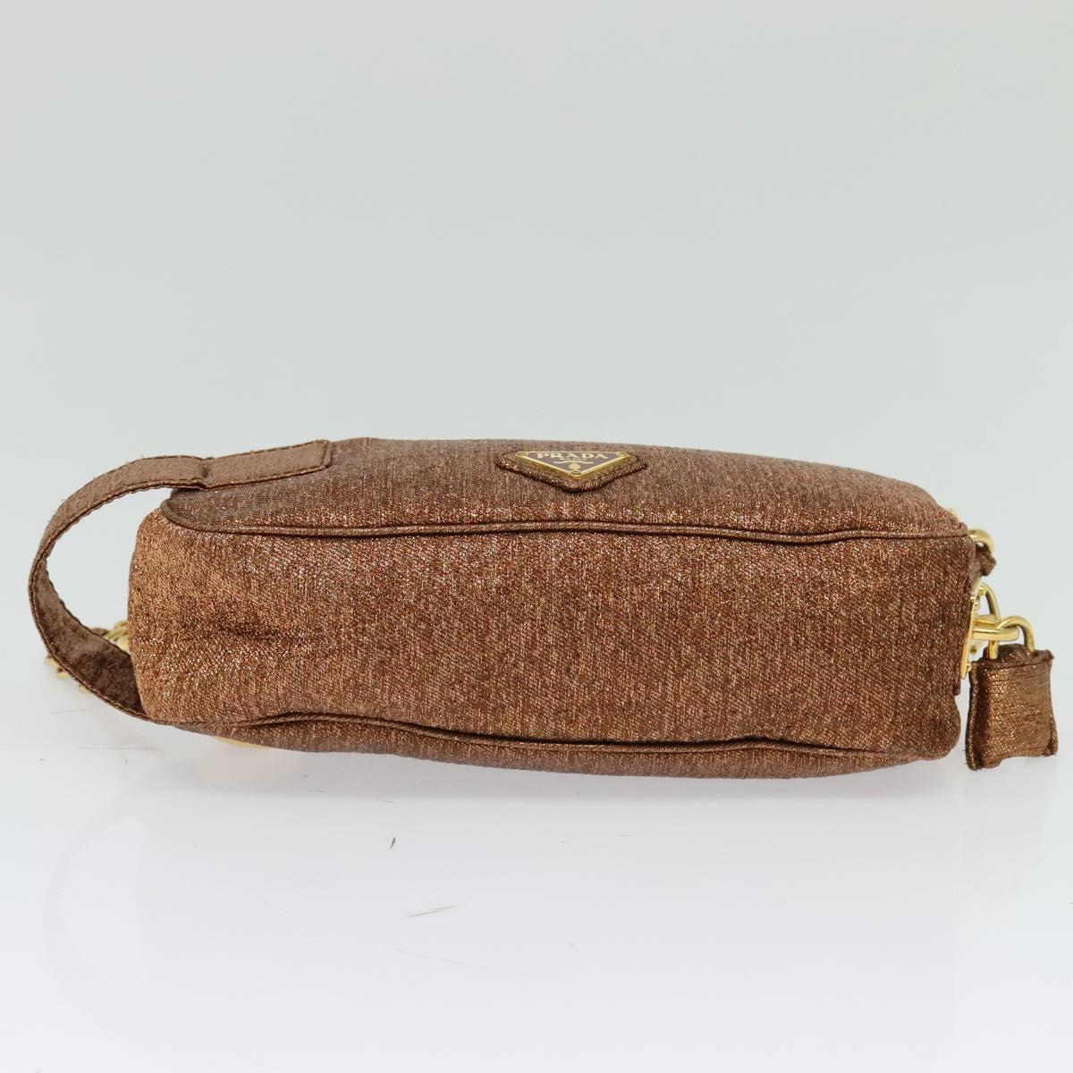 Prada, Brown, Canvas, shoulder