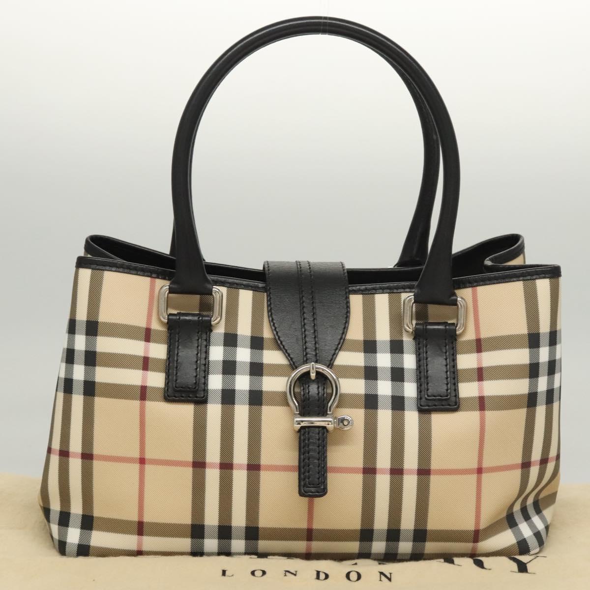 Burberry Nova Check, Beige, Canvas, tote