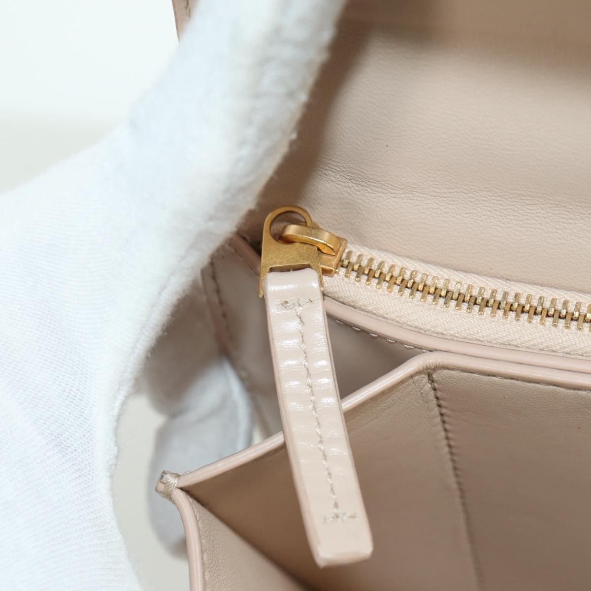 Bottega Veneta BV Classic Textured Calfskin, Beige, Leather, Handbag