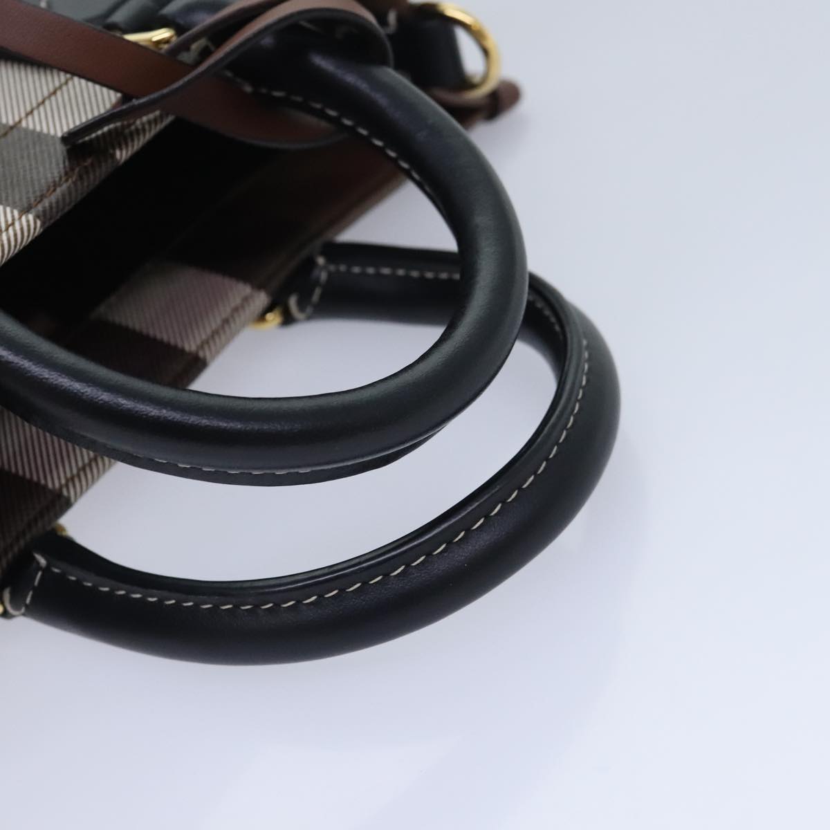 Burberry Freya, Brown, Leather, handbag