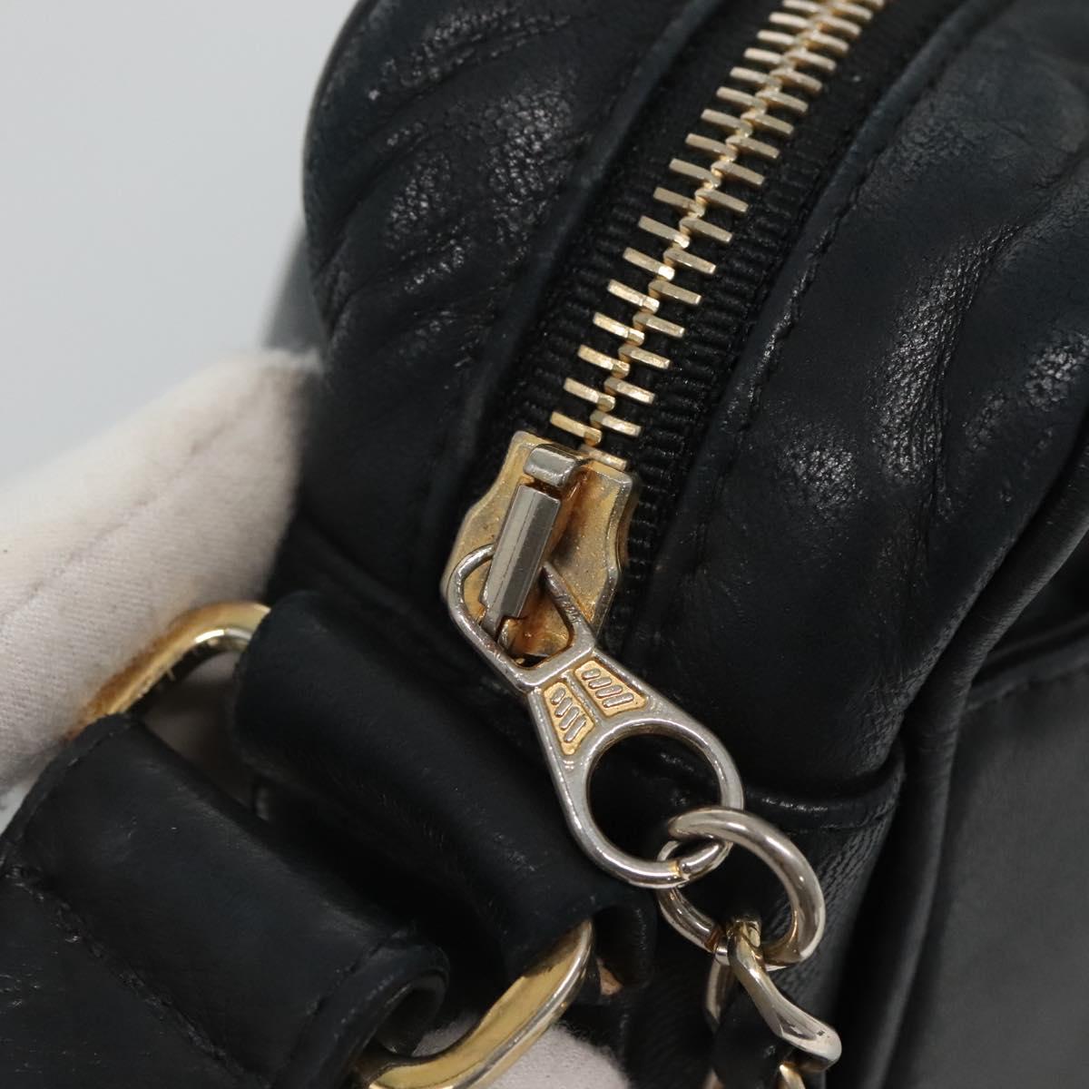 Chanel Camera, Black, Leather, shoulder