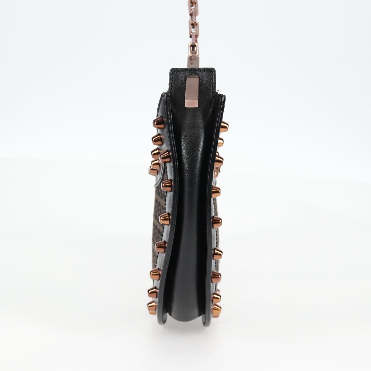 Fendi, Black, Canvas, shoulder