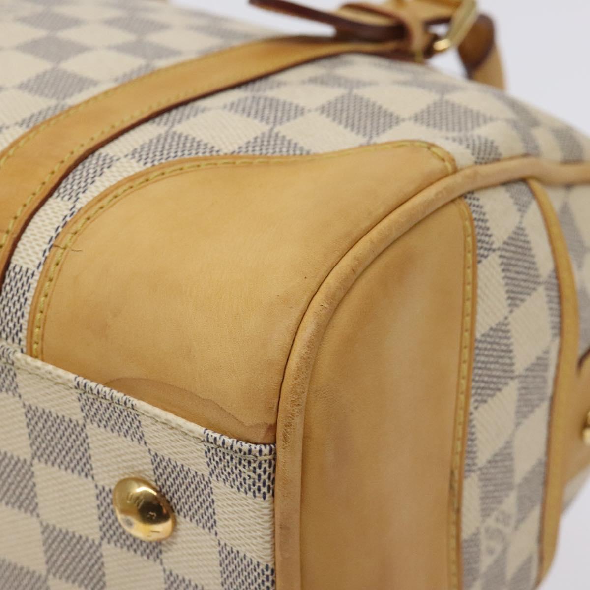 Louis Vuitton Berkeley, White, Canvas, handbag