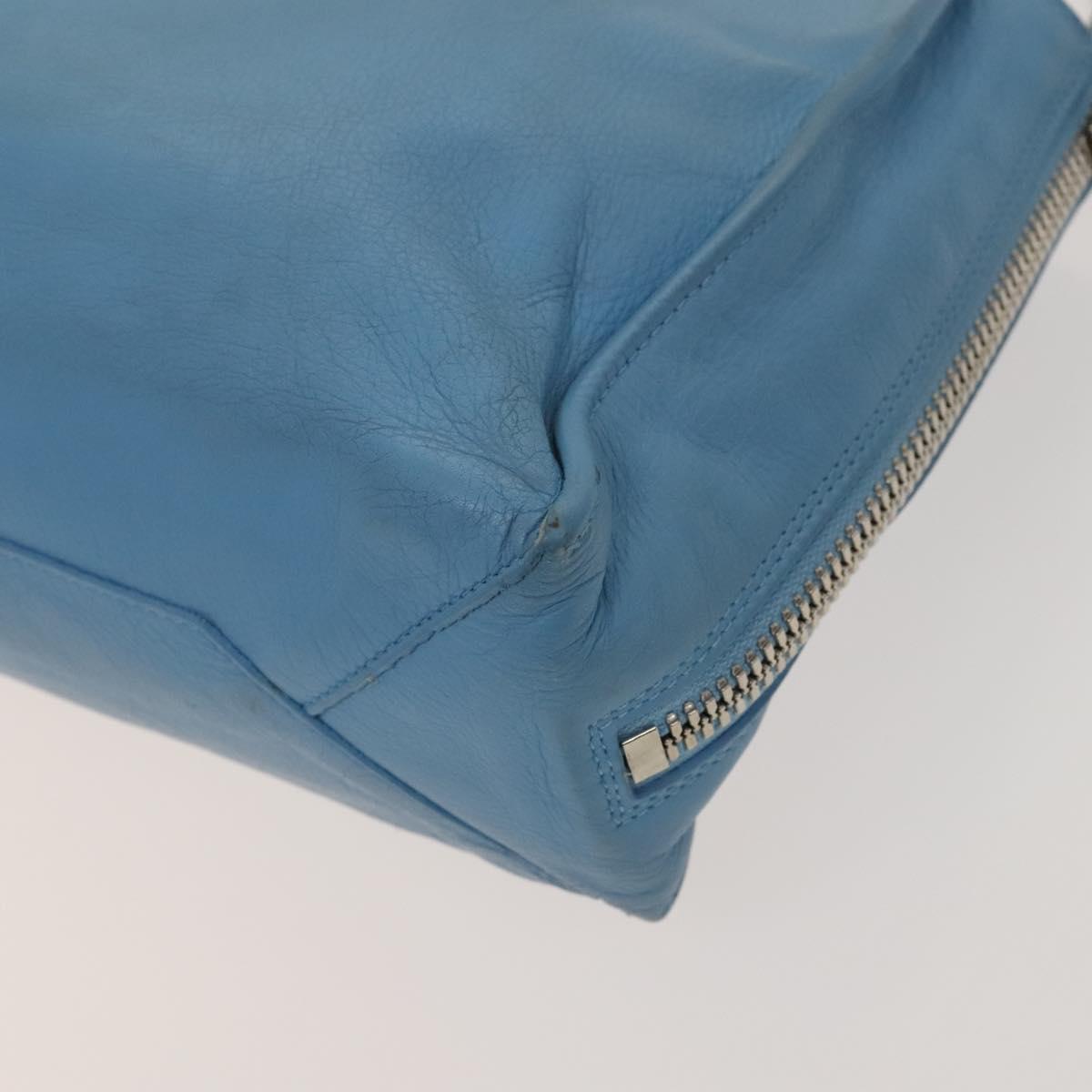Balenciaga Papier, Blue, Leather, handbag