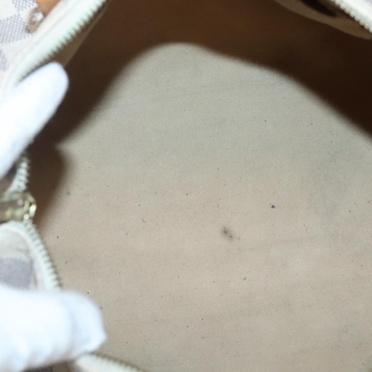 Louis Vuitton Speedy 30, White, Canvas, handbag