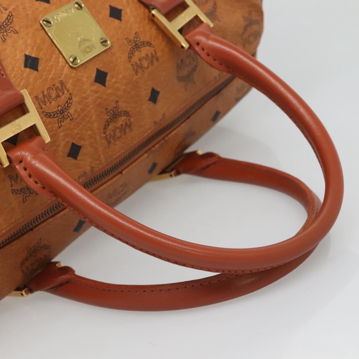 MCM Visetos, Brown, Canvas, travel