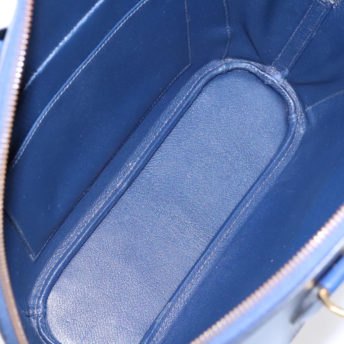 Hermès Ile De Shiki, Blue, Leather, handbag