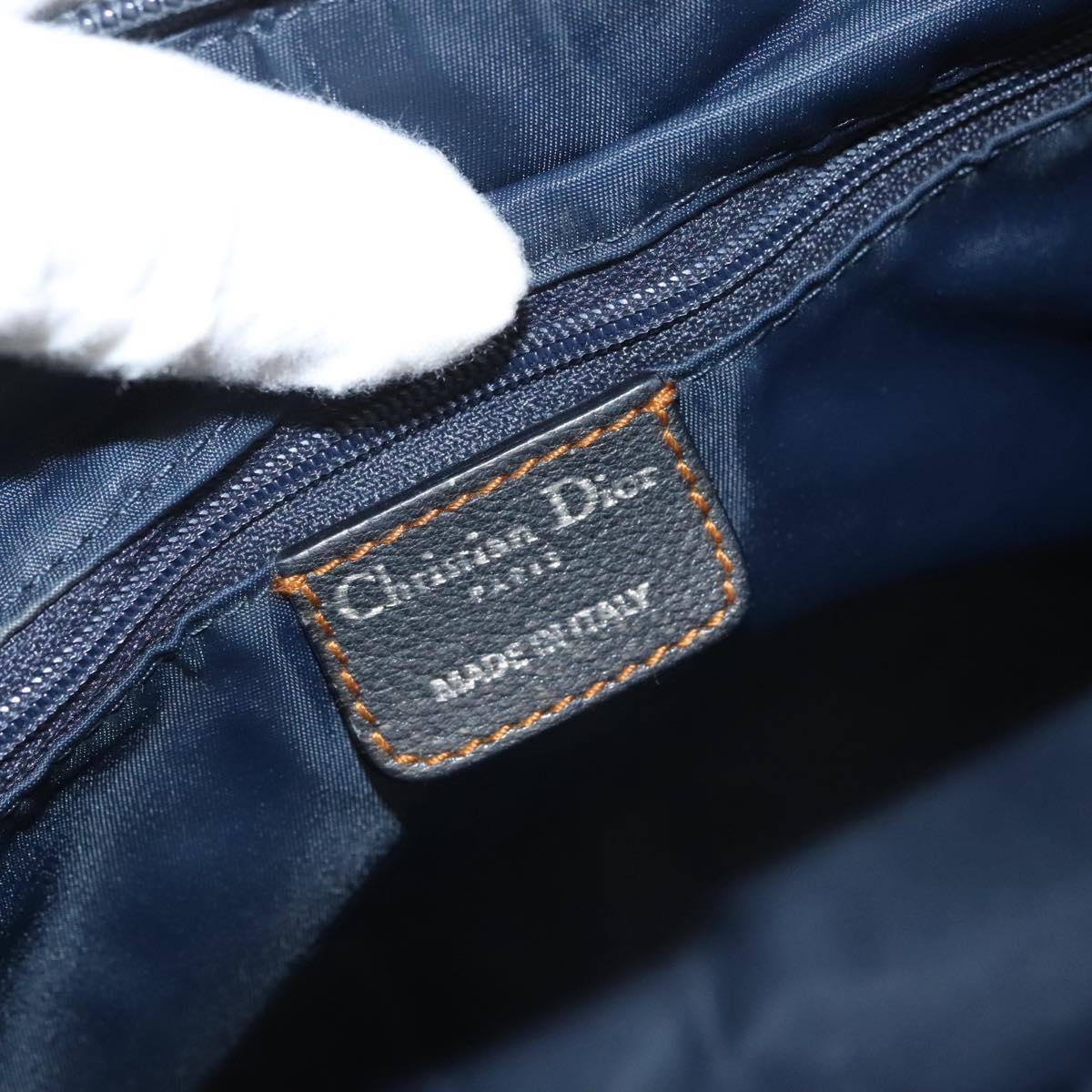 Dior CD, Navy, Canvas, handbag