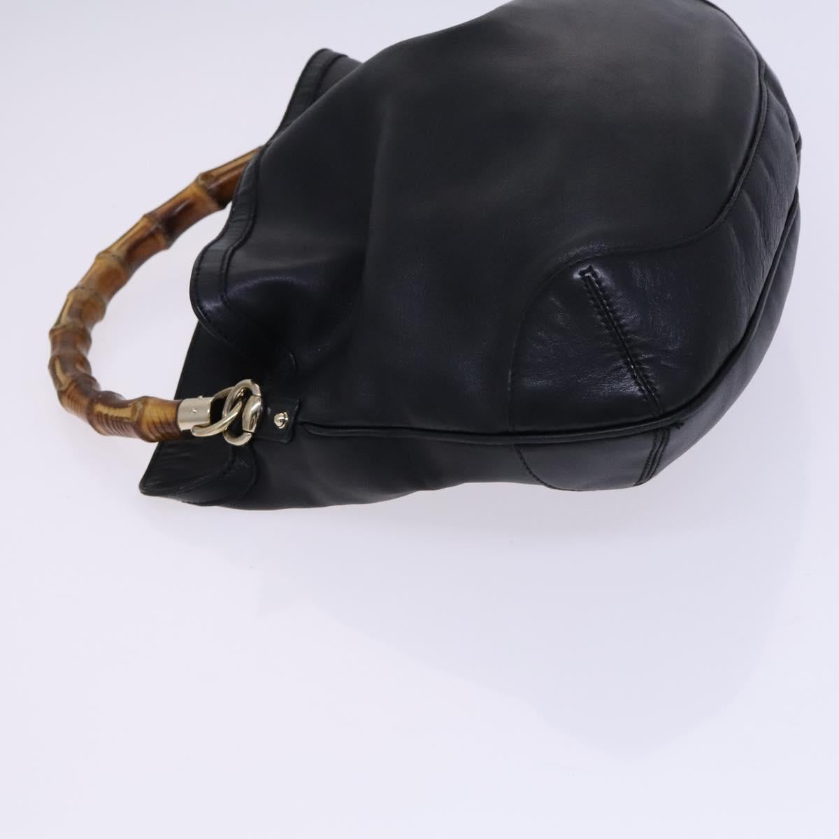 Gucci Peggy, Black, Leather, handbag