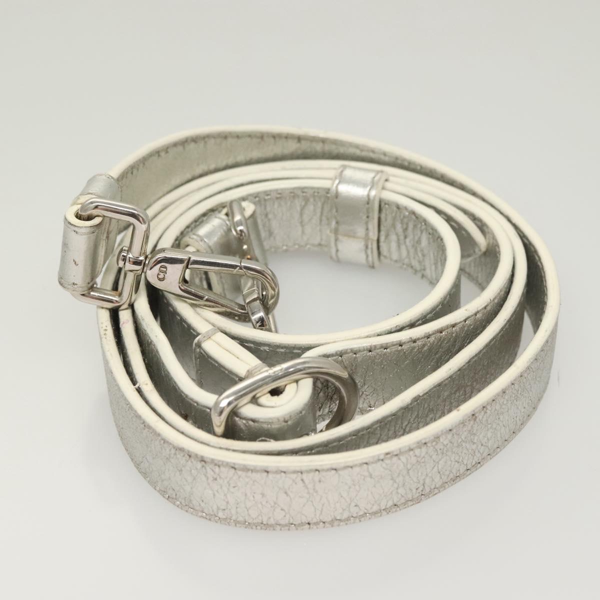 Dior Diorever, Silver, Leather, handbag
