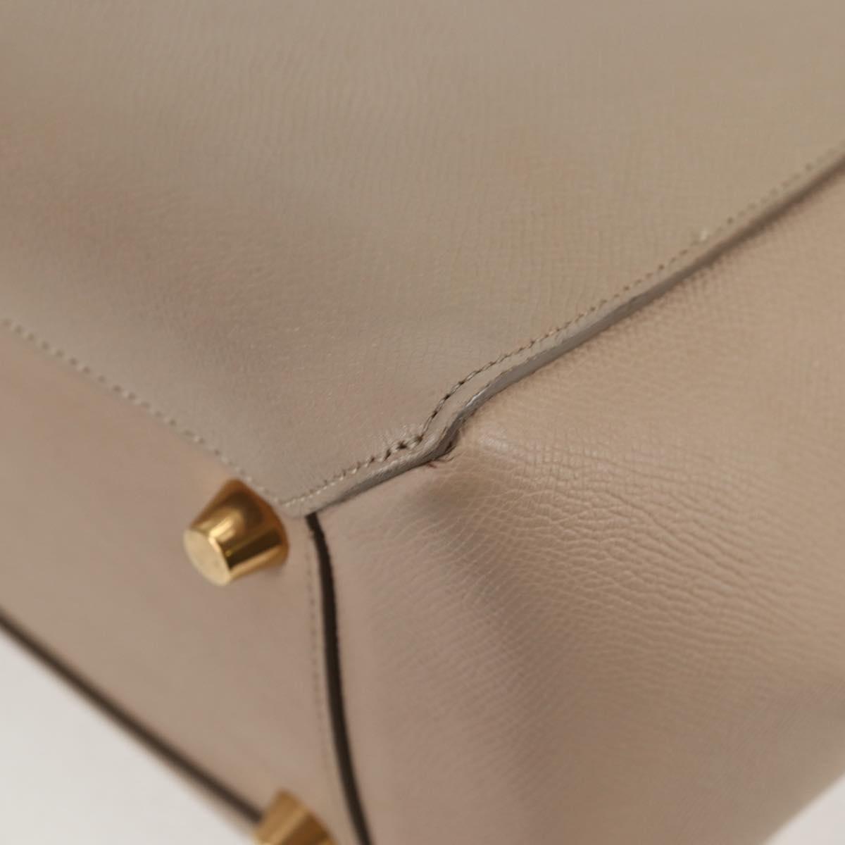 Céline Belt, Beige, Leather, handbag