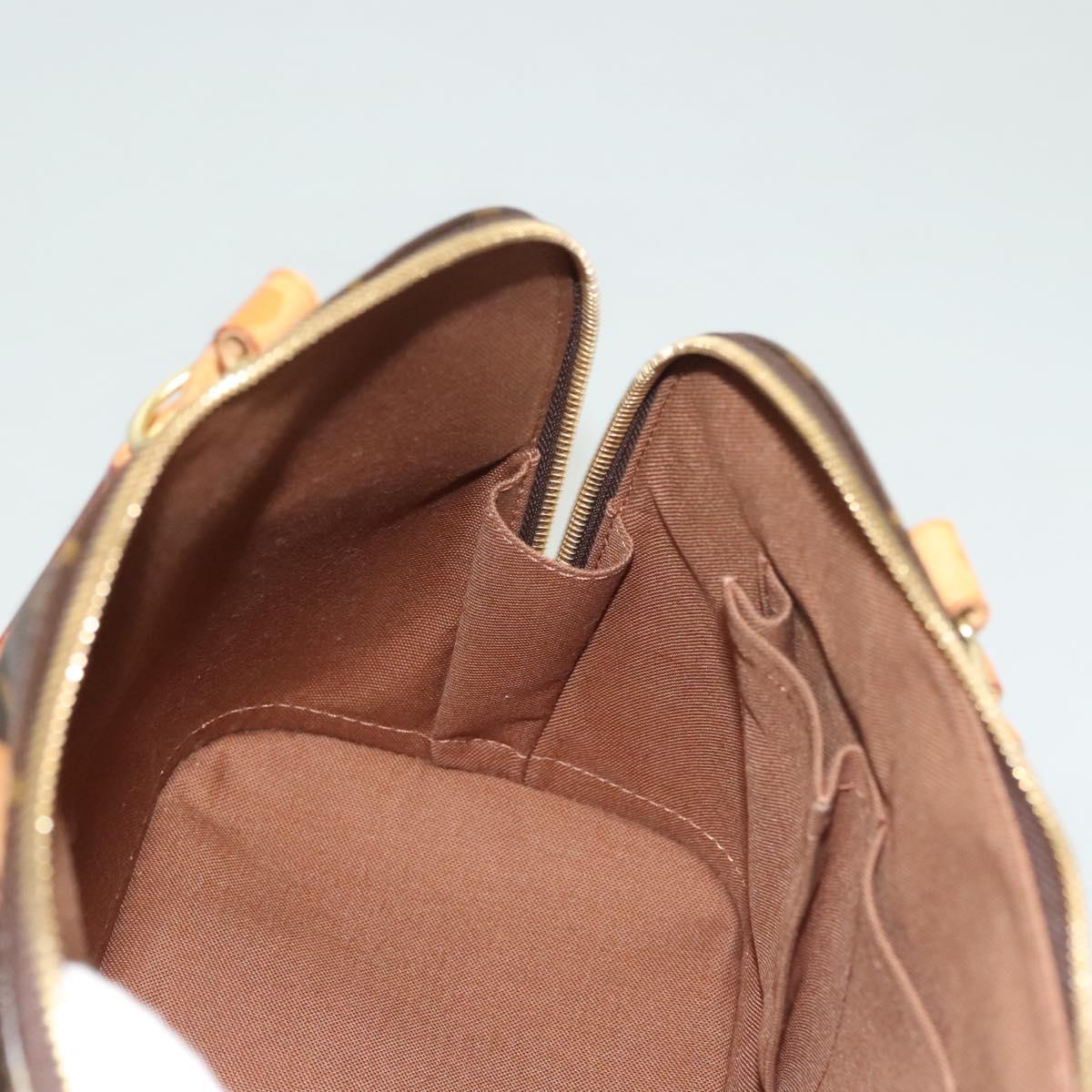 Louis Vuitton Alma, Brown, Canvas, handbag