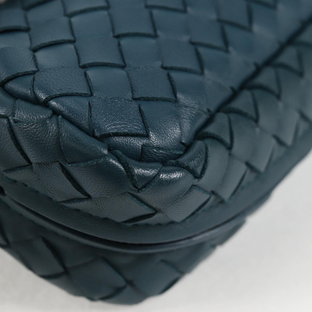 Bottega Veneta Olimpia, Blue, Leather, shoulder