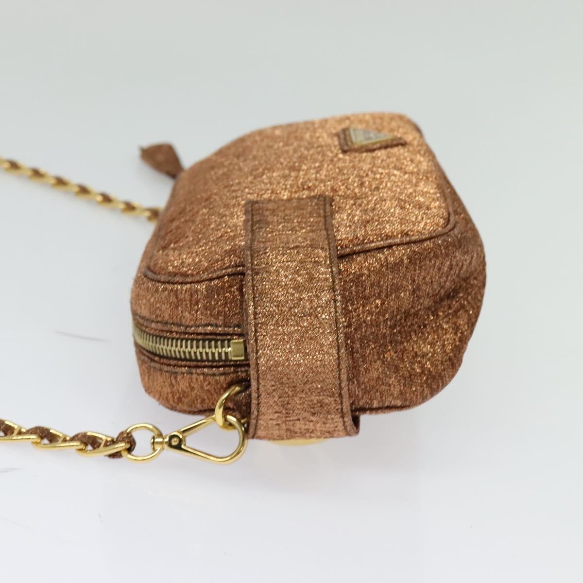 Prada, Brown, Canvas, shoulder