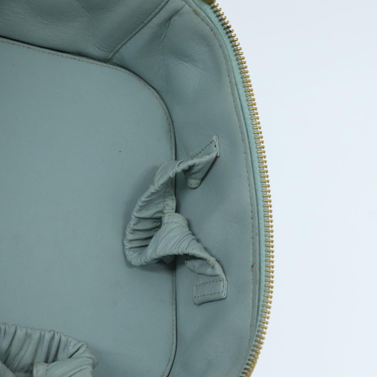 Chanel Vanity, Blue, Leather, clutch