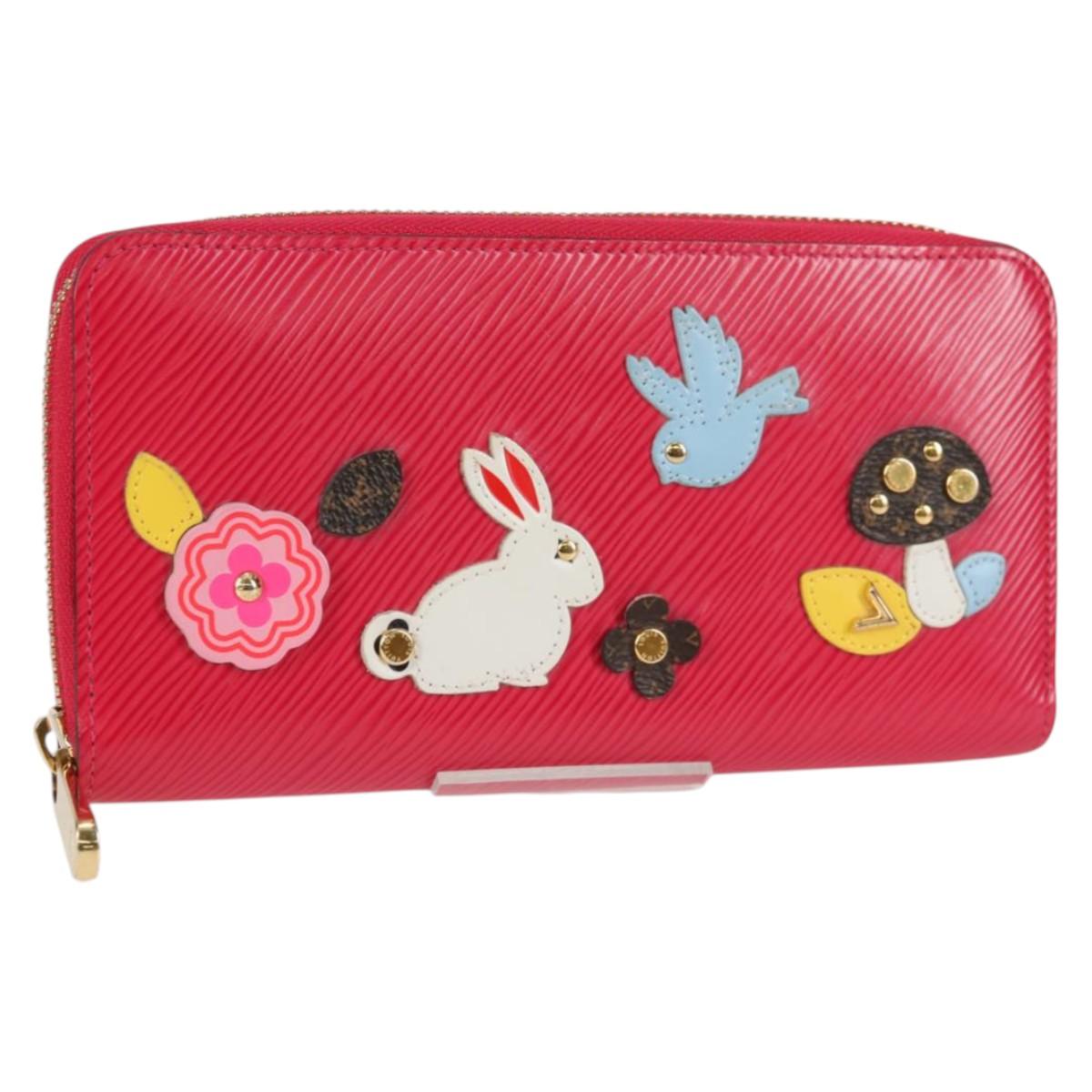 Louis Vuitton Zippy wallet, Red, Leather, wallet