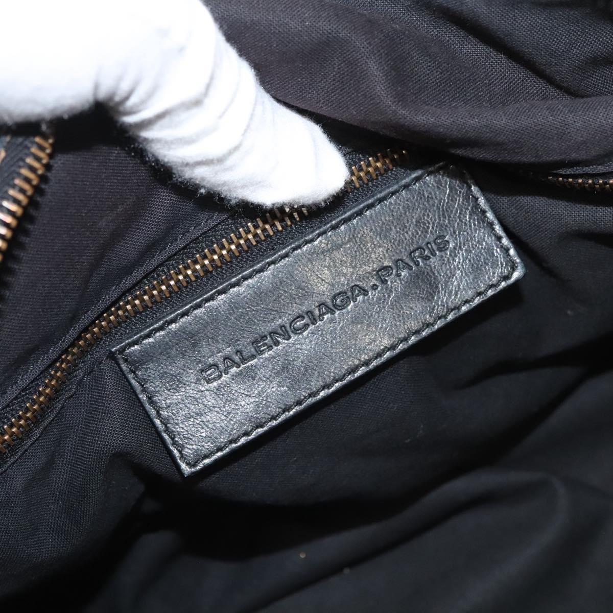 Balenciaga City, Black, Leather, handbag