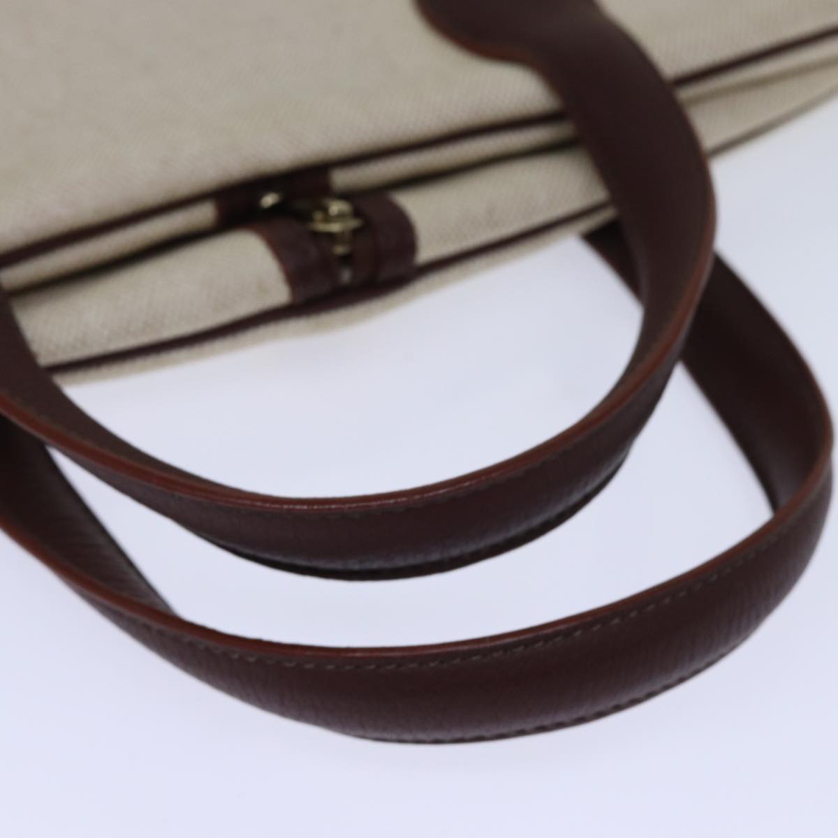 Hermès, Beige, Canvas, travel