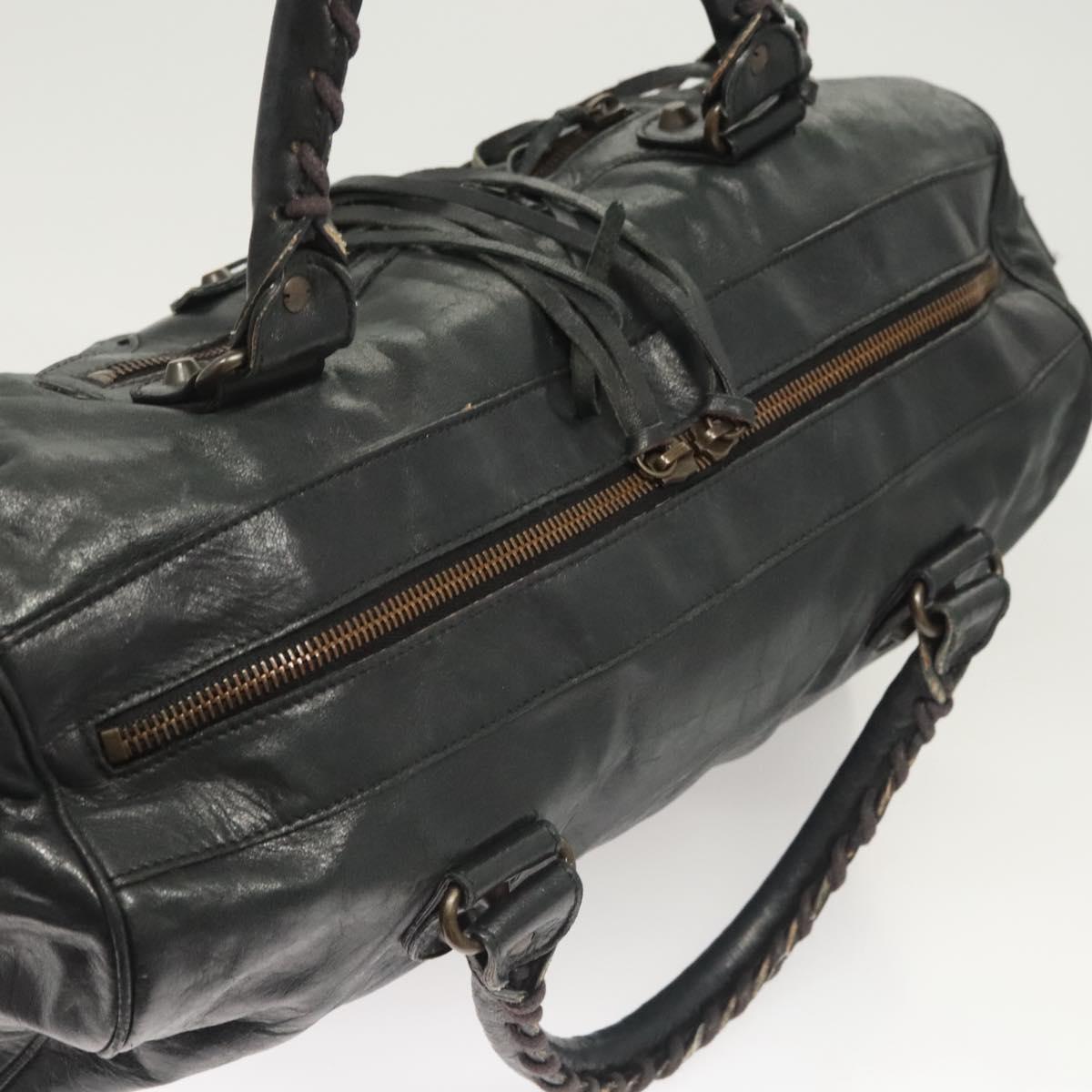 Balenciaga City, Black, Leather, handbag