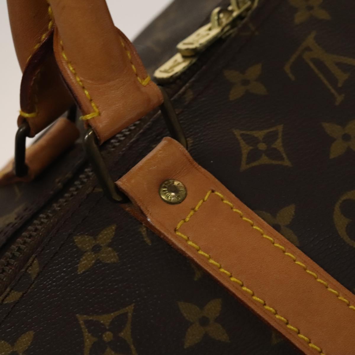 Louis Vuitton Keepall 60, Brown, Canvas, travel