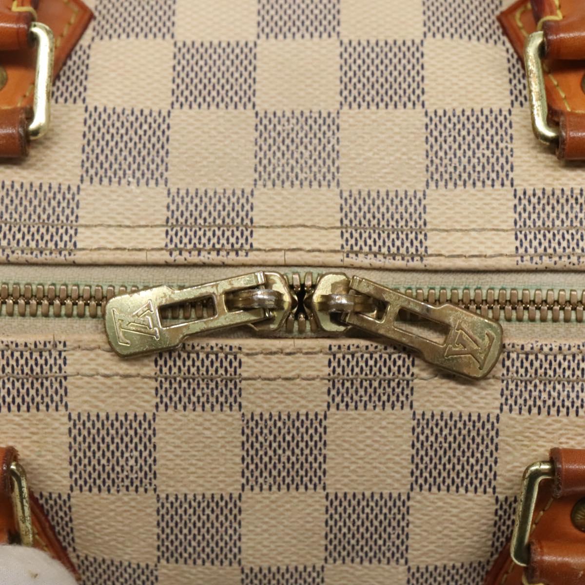 Louis Vuitton Speedy Bandoulière 30, White, Canvas, handbag