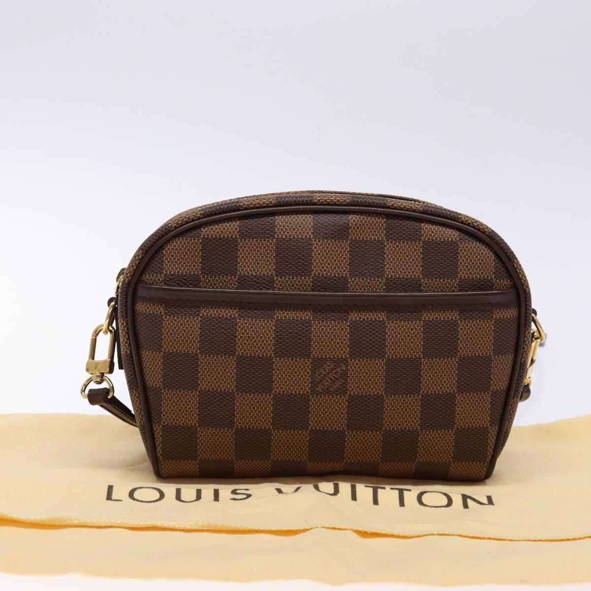Louis Vuitton Ipanema, Brown, Canvas, shoulder