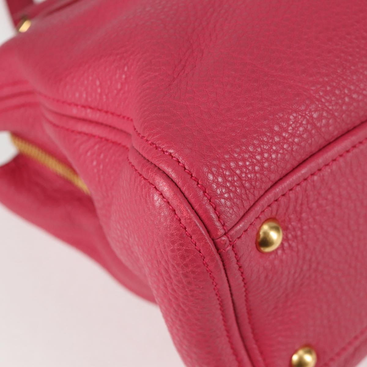 Miu Miu Vitello, Pink, Leather, tote
