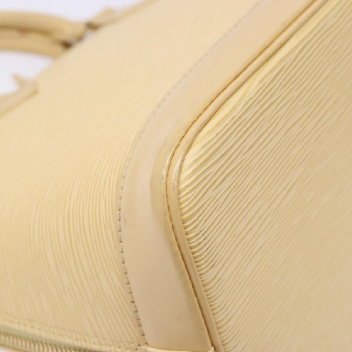 Louis Vuitton Alma, Beige, Leather, handbag