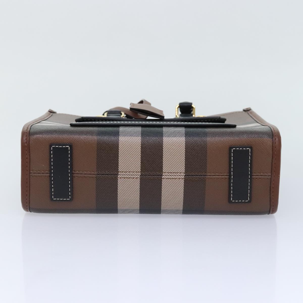 Burberry Freya, Brown, Leather, handbag