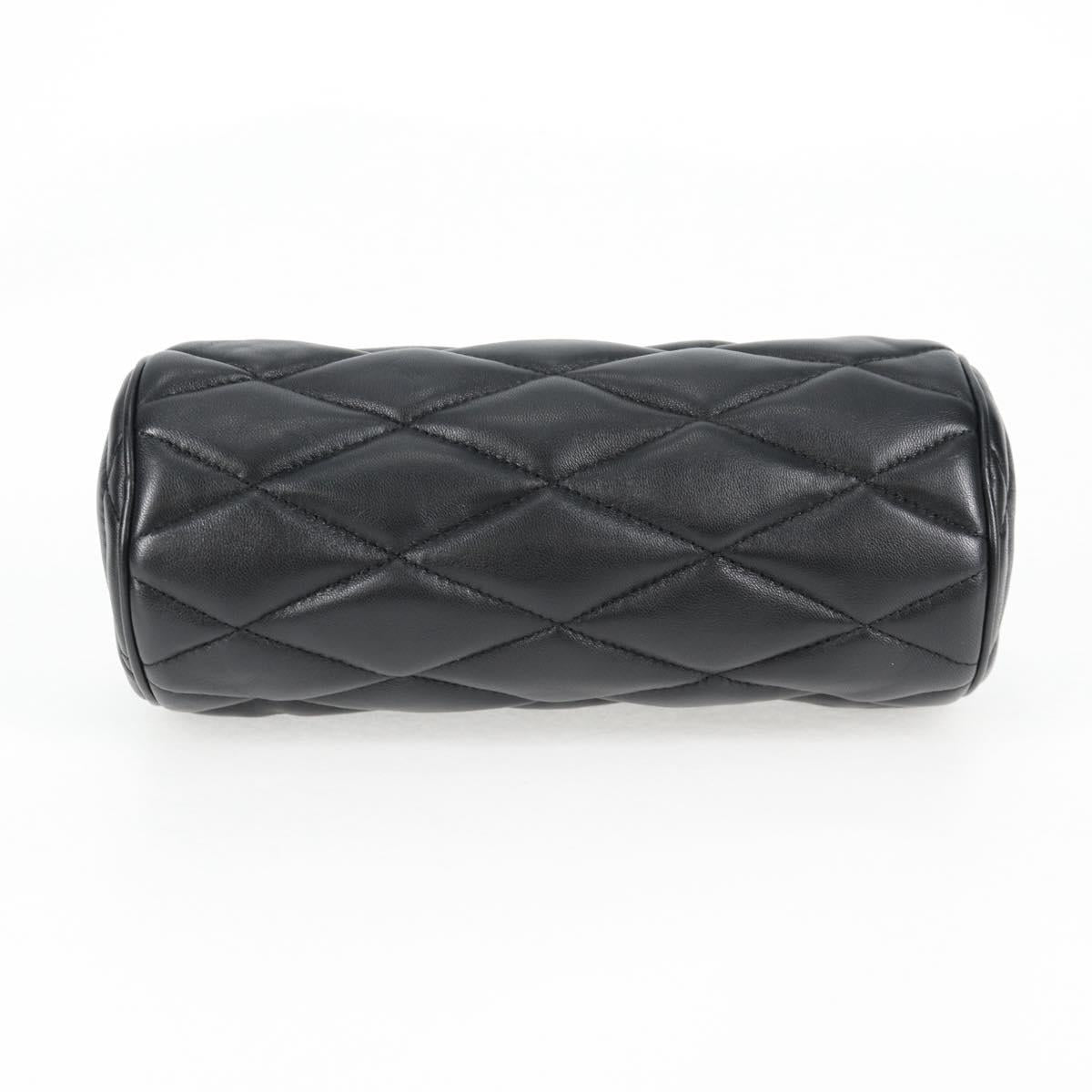 Yves Saint Laurent, Black, Leather, shoulder