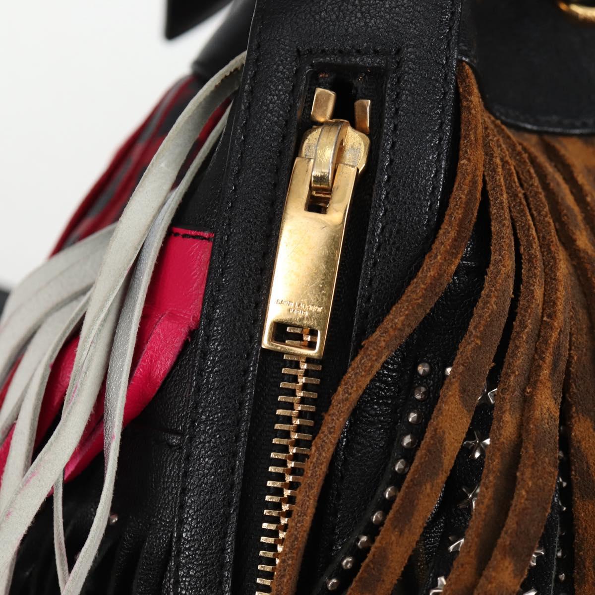 Saint Laurent Emmanuelle, Multicolour, Leather, shoulder