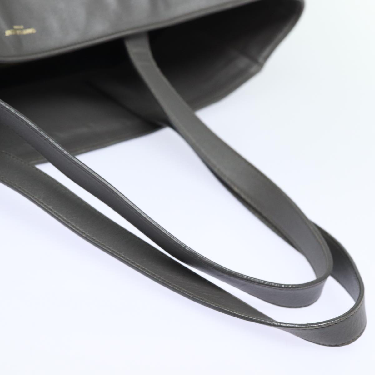 Saint Laurent Reversible, Grey, Leather, tote