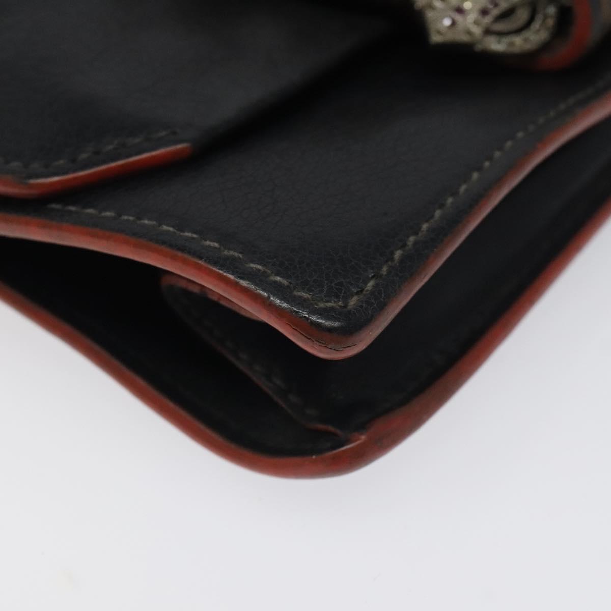 Miu Miu Madras, Black, Leather, shoulder