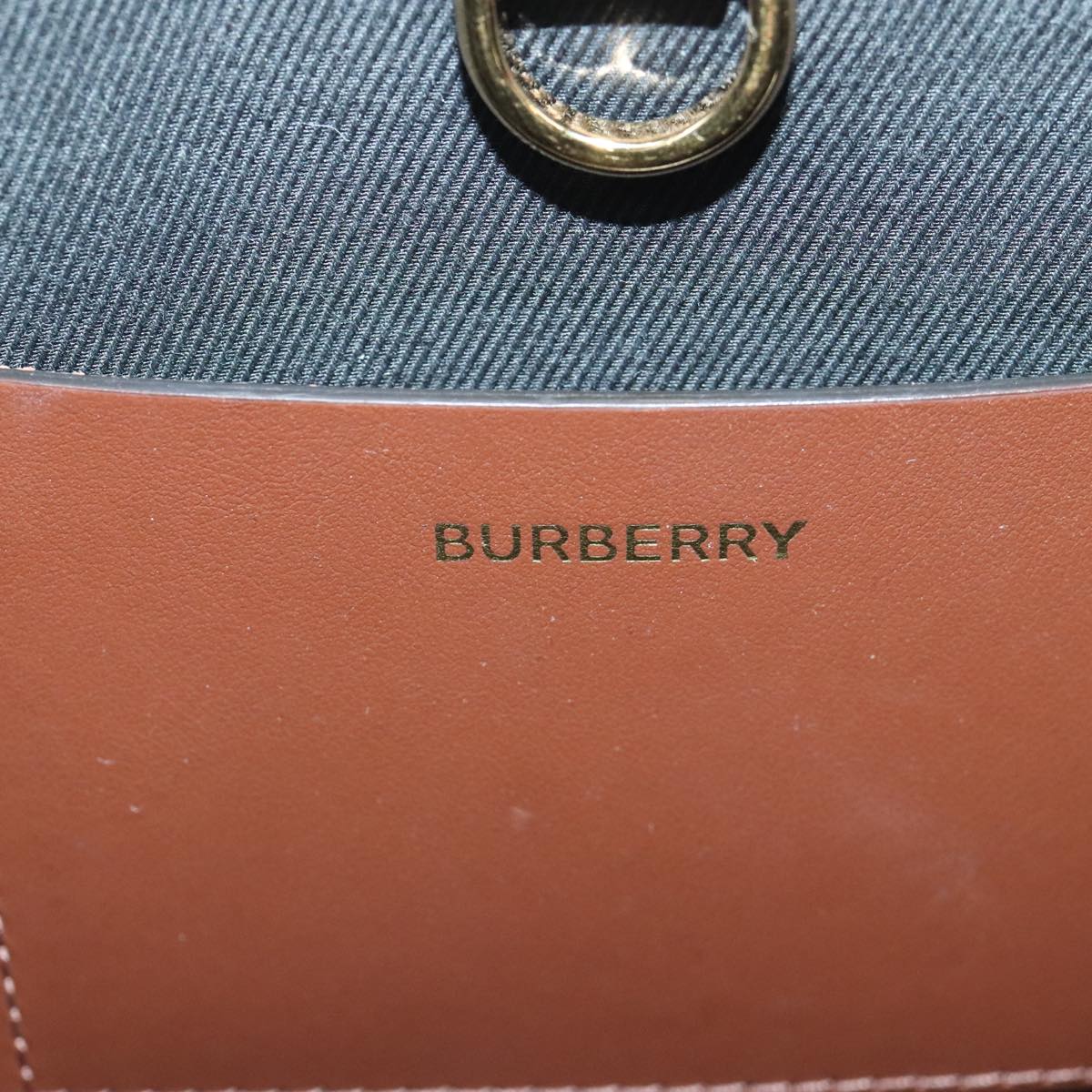 Burberry Freya, Brown, Leather, handbag