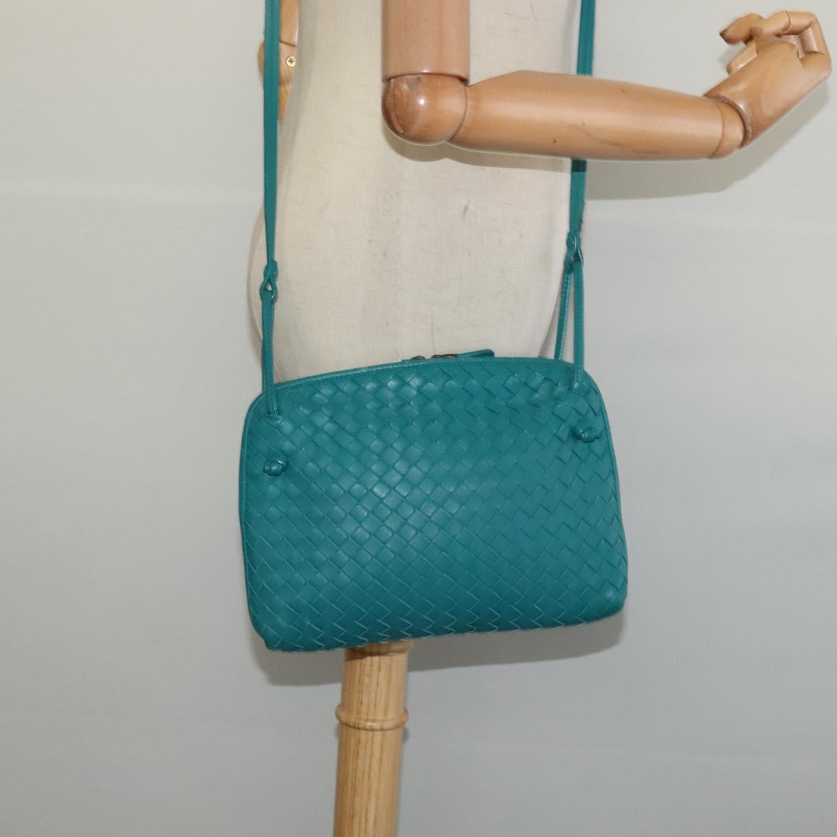 Bottega Veneta Intrecciato, Green, Leather, shoulder