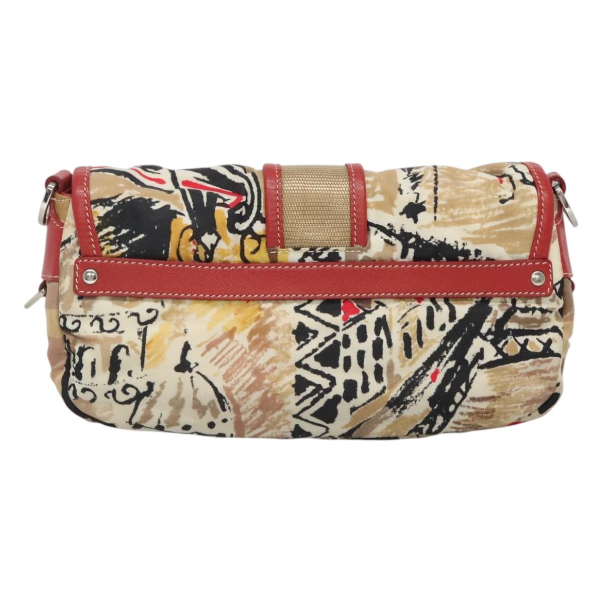 Prada, Red, NYLON, shoulder