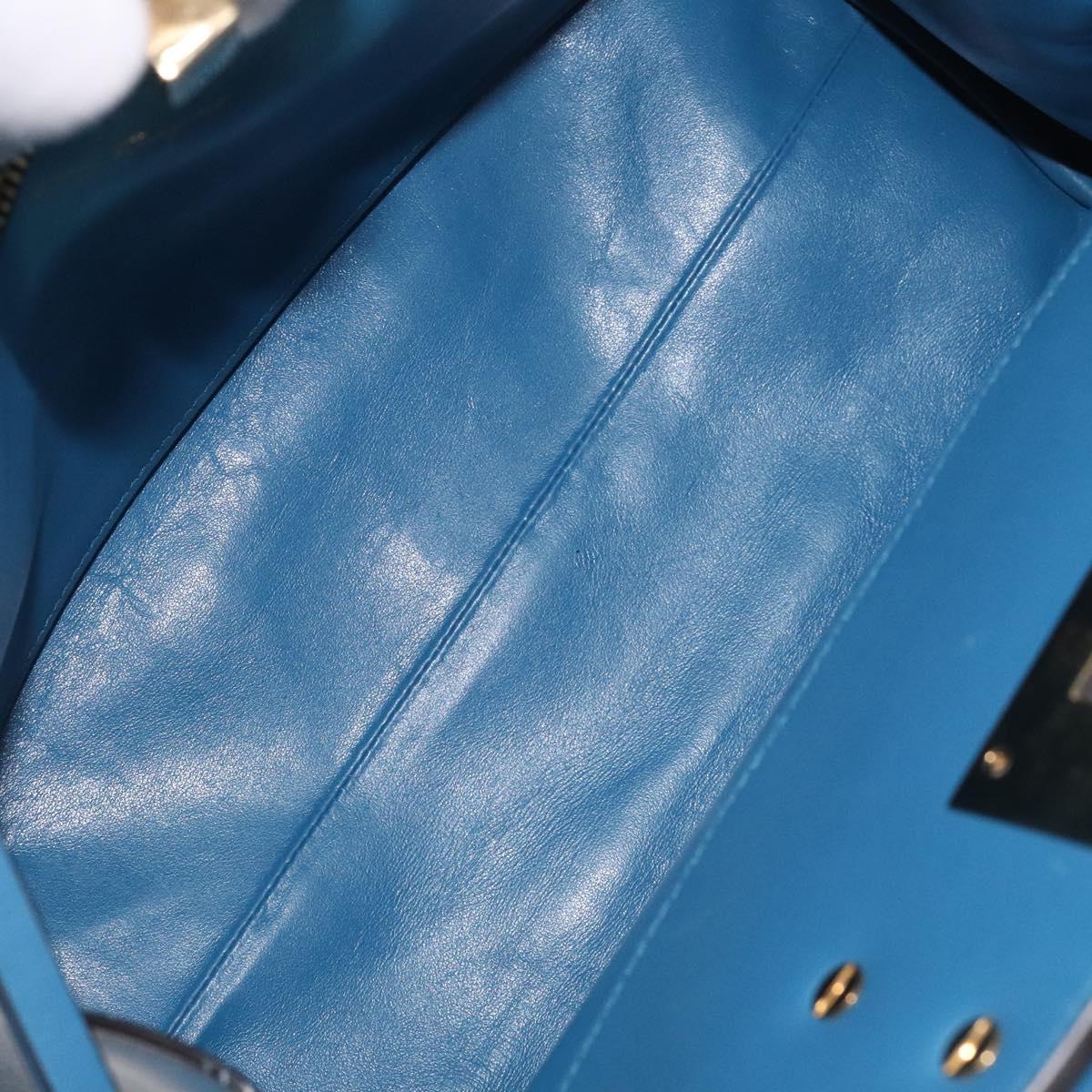 Salvatore Ferragamo Studio, Blue, Leather, handbag