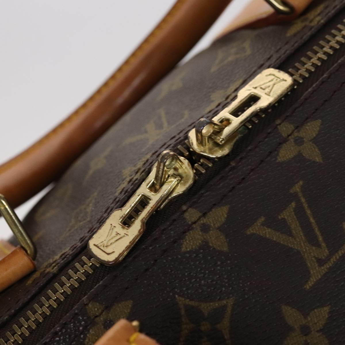 Louis Vuitton Keepall 60, Brown, Canvas, travel