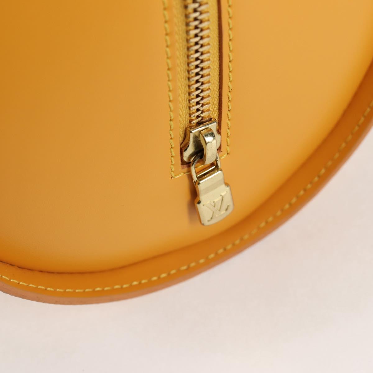 Louis Vuitton Soufflot, Yellow, Leather, handbag