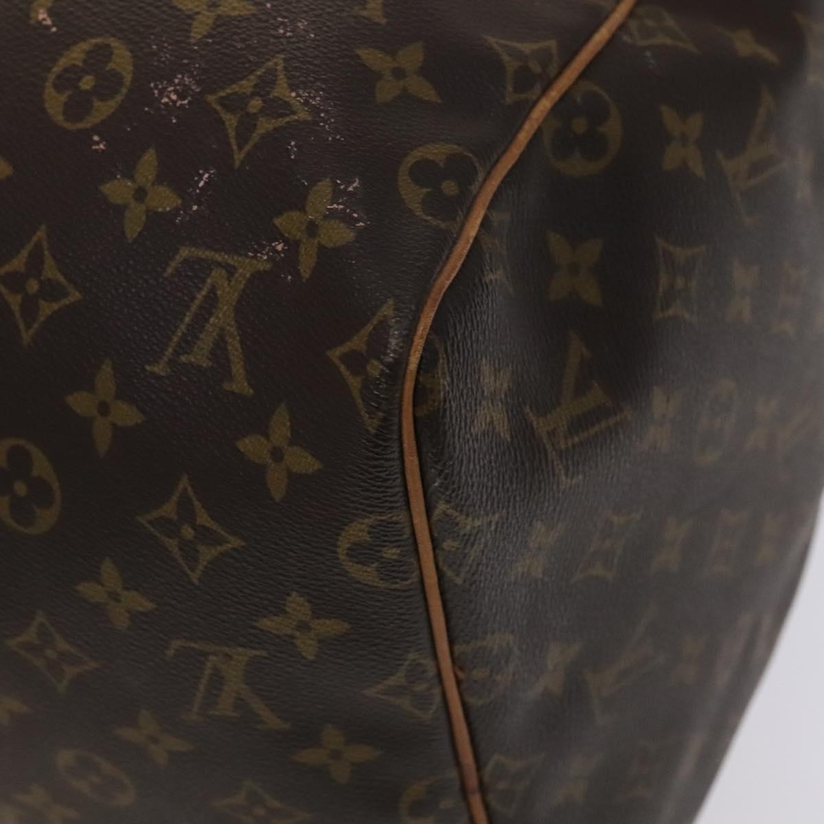 Louis Vuitton Keepall 55, Brown, Canvas, travel