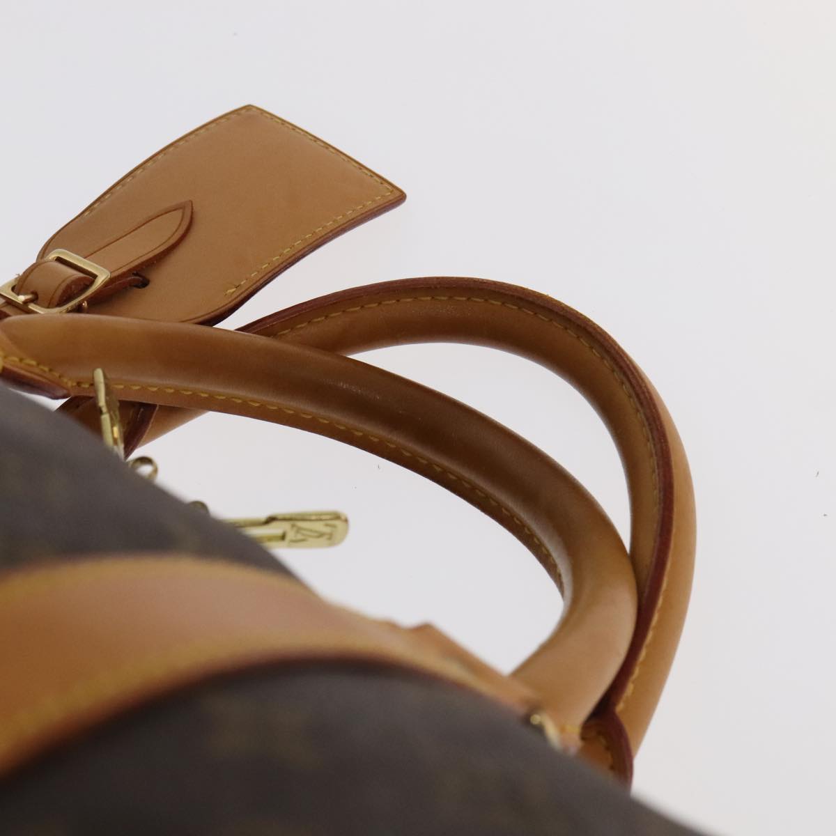 Louis Vuitton Keepall 60, Brown, Canvas, travel