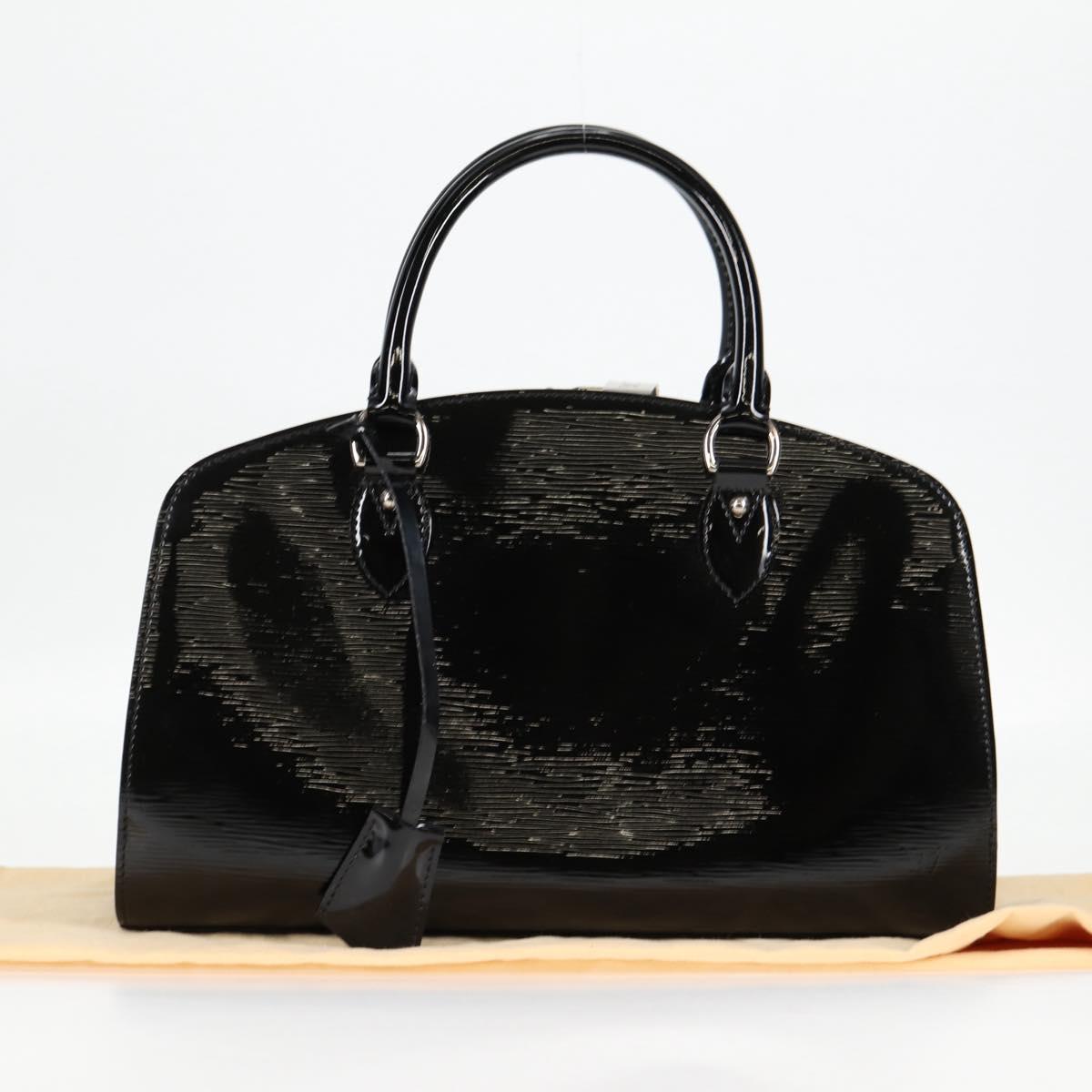Louis Vuitton Pont Neuf, Black, Leather, handbag