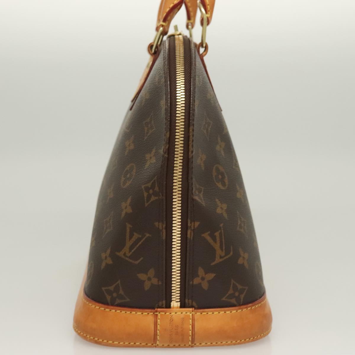 Louis Vuitton Alma, Brown, Canvas, handbag