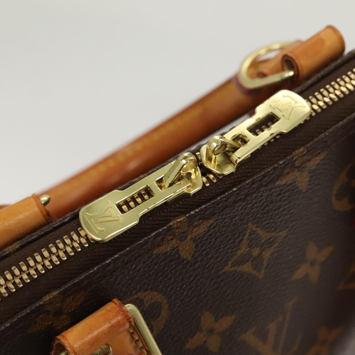 Louis Vuitton Alma, Brown, Canvas, handbag