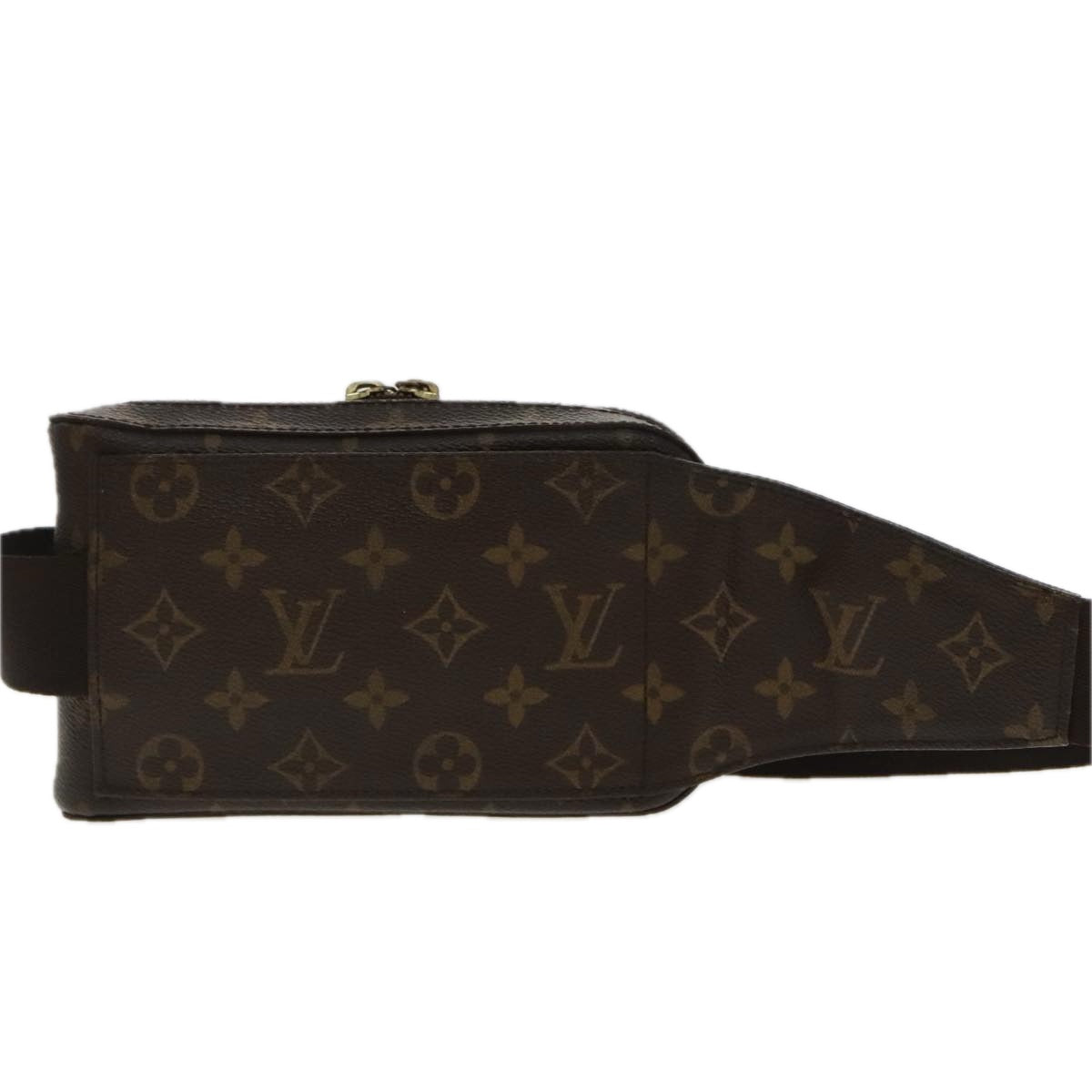 Louis Vuitton Geronimos, Brown, Canvas, shoulder
