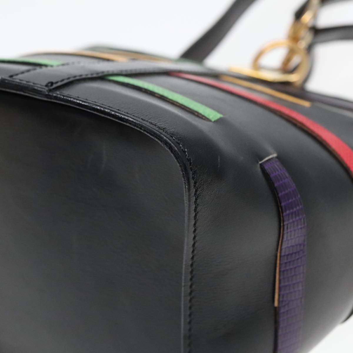 Céline, Black, Leather, shoulder