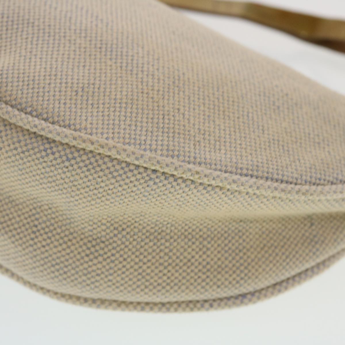 Prada, Beige, Canvas, clutch