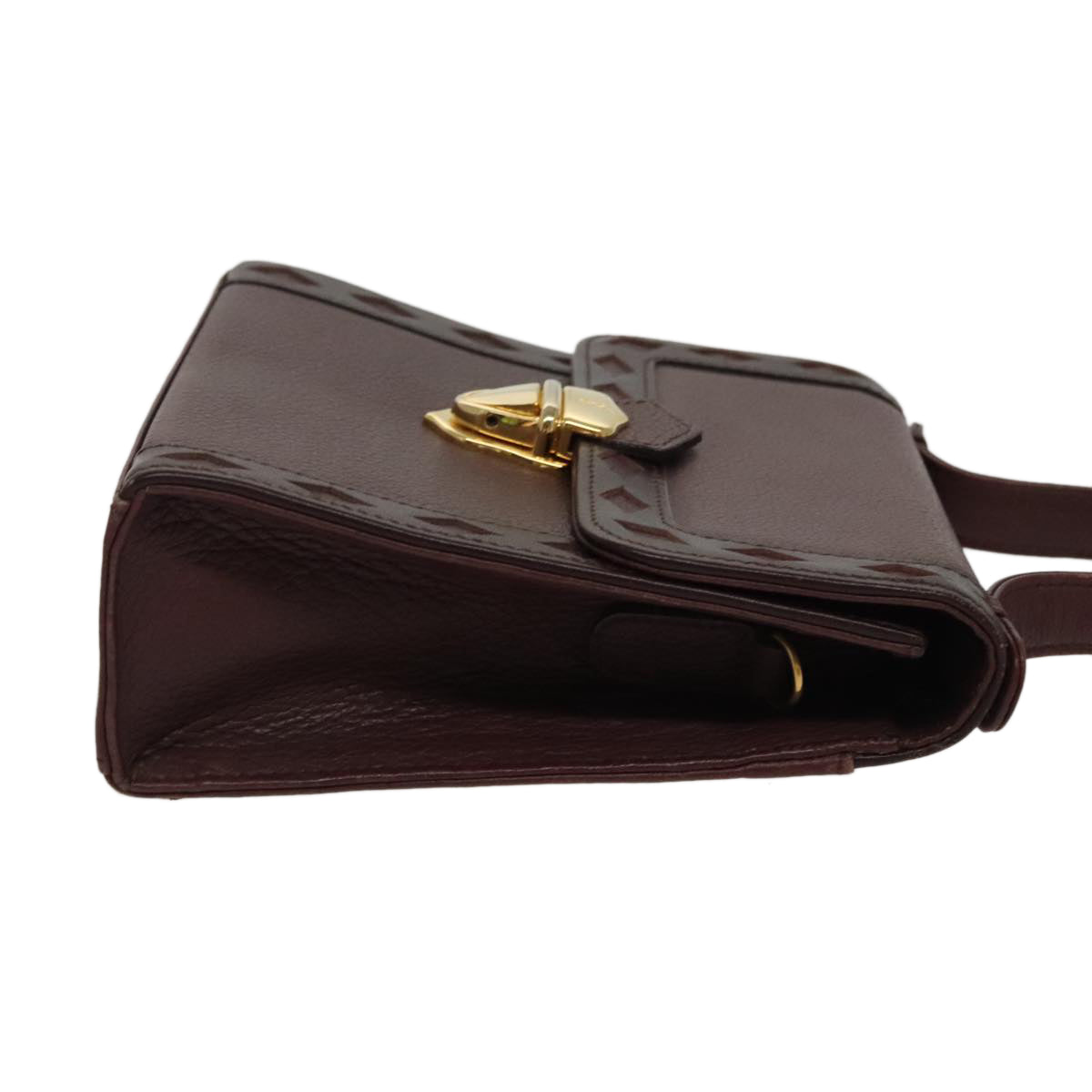 Saint Laurent, Burgundy, Leather, handbag