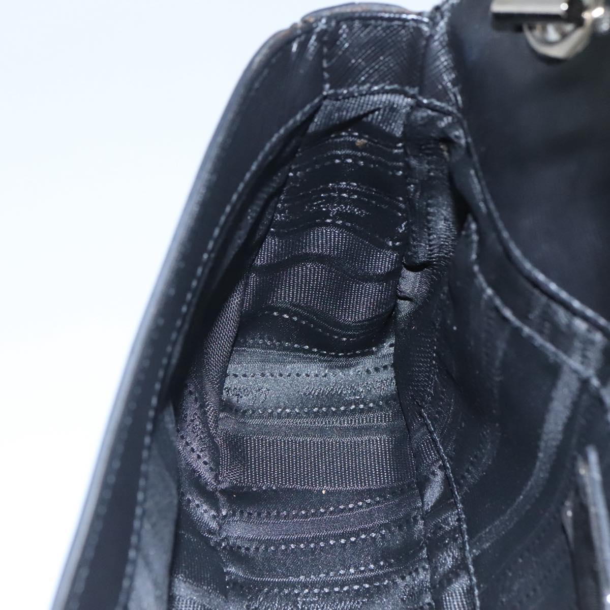 Salvatore Ferragamo Gancini, Black, Leather, shoulder